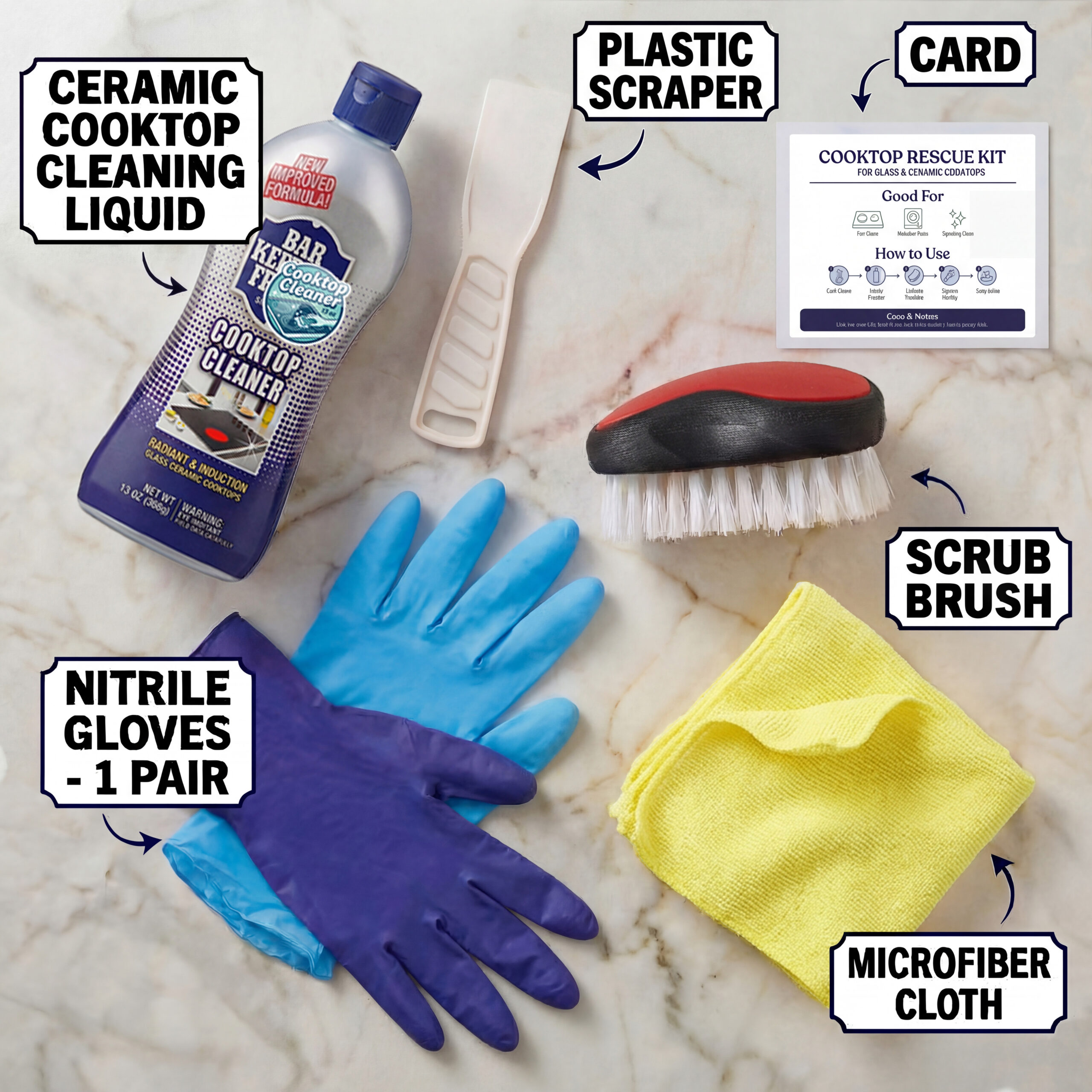 Glass Cooktop Maintenance Kit